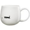 ASA Selection ASA magu Dog - Tazza con manico, 0,4 l, colore: Bianco
