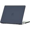 Se7enline Cover Compatibile con Microsoft Surface Laptop Go 2020-2023 12,4 Pollici - Custodia Protettiva Rigida Nera Opaca