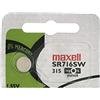 Maxell One (1) X Maxell 315 SR716SW SB-AT Silver Oxide Watch Battery 1.55v Blister by Maxell