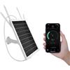 LASTCOW Modem Router 4G LTE a Energia Solare, Ripetitore WiFi da Esterno con Alimentazione Solare e slot per Scheda SIM, Router WiFi Solare con Portata di 50 m, Impermeabile IP66, Batterie da 24000 mAh
