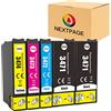 NEXTPAGE 34XL - Cartucce di ricambio per Epson 34XL, compatibili con Epson Workforce Pro WF-3725DWF WF-3720DWF WF3725DWF WF3720DWF WF3725 WF3720 (2 nero, 1ciano, 1magenta 1giallo)