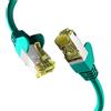 EFB-Elektronik - Cavo di rete CAT. 6a fino a 10 Gb - Cavo Ethernet LAN da 20 m con protezione jack e antipiega - Connettore RJ45, schermatura S/FTP PIMF - Verde