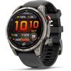 Garmin fēnix 8 Pro, 51 mm, display AMOLED, orologio intelligente GPS multisport collegato premium, tecnologia inReach, zaffiro, titanio con cinturino in grafite/silicone nero
