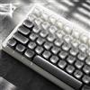 SOLIDEE Set di Keycaps Meccanici PBT da 128 Tasti, Profilo HOA, Keycaps Double Shot Foundation, Keycaps Meccanici Boxed, Compatibile con Tastiere Gaming e DIY con Interruttori MX(Polar Day)