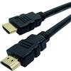 PROPART Confezione da 1 di Cavo HDMI 2.0 lunghezza 3 metri, High Speed 18 Gbps, risoluzione 4K, supporta 3D con Ethernet, SP-SP NERO