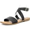 KICKERS Kick Gimik, Sandali Donna, Nero, 37 EU