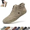 Overhil1s Stivali Alti In Pelle Scamosciata Fatti A Mano Italiani, Beck Scarpe Uomo Impermeabili, All'aperto Antiscivolo Leggeri Traspiranti Tutte Le Stagioni Scarpe Casual Uomo, Stivali Chukka