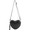 modamoda de T267 Borsa a tracolla da donna in pelle a forma di cuore, made in Italy