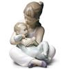 Lladró / Sculptutes / Siblings Sister - Sorella e fratellino / statua / porcellana / lucida - 01009236