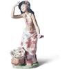 Lladró / Sculptures / Aloha Woman - Donna Hawaiana / statua / porcellana / lucida - 01001478