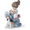 Lladró / Sculptures / Elegant Touch Girl - Un tocco d'eleganza / statua / porcellana / lucida - 01006862