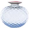 Venini / Monofiore Balloton / vaso / iceberg, filo rosso / vetro soffiato lavorato a mano - 100.36 BL-RV