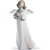 Lladró / Sculptures / Prayer - Preghiera / statua / porcellana / bianca e verde / lucida - 01006788