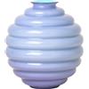 Venini / Dèco / vaso / lilla interno verde menta / vetro soffiato lavorato a mano - 707.08 LL-VT