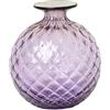 Venini / Monofiore Balloton / vaso / lilla, filo verde menta / vetro soffiato lavorato a mano - 100.14 LL-VT