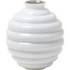 Venini - Snow / Dèco / vaso / lattimo interno talpa / vetro soffiato lavorato a mano - 707.08 LA-TP