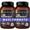 T-Rex Integratori Pre Workout Frutti di Bosco Polvere Integratore Spor