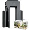 Generisch Morsetto per tubo dell'acquario, a forma di U, per cambio acqua, antiscivolo, clip di fissaggio per tubo dell'aria dell'acquario, per dispositivo di aspirazione, sifone con visione chiara, pulizia