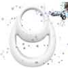 WreGmgg Accessori Sportivi Traspiranti Degli Uomini, Set Di Esercizio Muscolare Maschile - Regalo Di Coppia - D-29 (Bianco)
