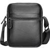 Leathario Borsello Uomo Tracolla Pelle, Borsa Messenger Impermeabile, Borse Uomo a Mano Per Lavoro, Viaggio e Casual
