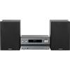 JVC M-918DAB-H Sistema Audio Micro, Bluetooth, Altavoz, Alluminio Nero