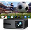 Proiettore 4K【Google TV 14.0/MEMC/2200 ANSI/44W Dolby】Proiettore 4K Smart TV 2+3