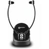 Geemarc Cuffie TV Senza Fili Stetoscopiche Amplificate 125dB con Microfono Ambientale