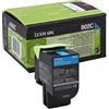 LEXMARK/IBM TONER 802C CIANO RETURN PROGRAM