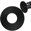 Generico Copriparaluce Universale Fotocamera Silicone 50-70mm Antiriflesso Previene | Protezione In Silicone Per Della Fotocamera Previene , Spruzzi, Neve, Polvere, Fango