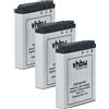 vhbw 3x batteria compatibile con Sony Cybershot DSC-F88, DSC-G1, DSC-P120, DSC-P150, DSC-P200, DSC-P100 fotocamera (700mAh, 3,6V, Li-Ion)
