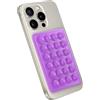 StickyGrippy Supporto a ventosa per telefono, accessorio adesivo per telefono in silicone per iPhone e Android, giocattolo a mani libere, supporto per telefono a specchio, video Tiktok e selfie