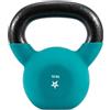 Yes4All L329 Kettlebell rivestite in neoprene, Kettlebell per allenamento della forza - 10KG verde acqua