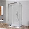 DEGHI Box 3 lati 70x100x70 cm vetro temperato 6mm trasparente 185h - Young