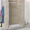 DEGHI Nicchia doccia 150 cm scorrevole vetro temperato 6mm trasparente 185h - Young