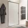 DEGHI Nicchia doccia 110 cm scorrevole vetro temperato 6mm stampato 185h - Young