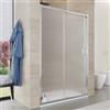 DEGHI Nicchia doccia 130 cm scorrevole vetro temperato 6mm stampato 185h - Young