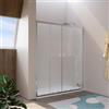 DEGHI Nicchia doccia 160 cm doppio scorrevole vetro temperato 6mm stampato 185h - Young