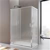 DEGHI Box doccia 80x130 cm scorrevole vetro temperato 6mm stampato 185h - Young