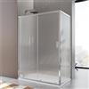 DEGHI Box doccia 80x140 cm scorrevole vetro temperato 6mm stampato 185h - Young