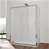 DEGHI Box 3 lati 70x140x70 cm scorrevole vetro temperato 6mm stampato 185h - Young