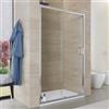 DEGHI Nicchia doccia 125 cm scorrevole vetro temperato 6mm trasparente 185h - Young
