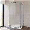 DEGHI Box doccia 80x105 cm scorrevole vetro temperato 6mm stampato 185h - Young