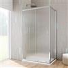 DEGHI Box doccia 65x110 cm scorrevole vetro temperato 6mm stampato 185h - Young