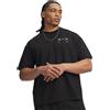 Under Armour T-Shirt Uomo Under Armour Heavyweight Echo Logo Nero Bianco