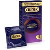 Durex Nude Sensation Regular Extra Lubrificato 6 pz Preservativi