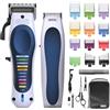 Wahl Color Pro Lithium Combo Kit, tagliacapelli e rifinitore cordless | Facile sfumatura e dissolvenza, carica avanzata al litio, 12 pettini guida con codice colore, rifinitore di precisione