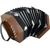 Concertina inglese, esagonale, push-pull, artigianato artistico