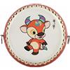 Tamburo per bambini, giocattolo musicale, creature zodiacali, pelle, prescolare