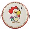 Tamburo per bambini, giocattolo musicale, creature zodiacali, pelle, prescolare