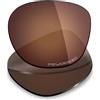 Mryok Lenti di ricambio per occhiali da sole Oakley Latch OO9265 da 53 mm, polarizzate HD, protezione UV, antiurto e vestibilità perfetta, marrone bronzo, taglia unica
